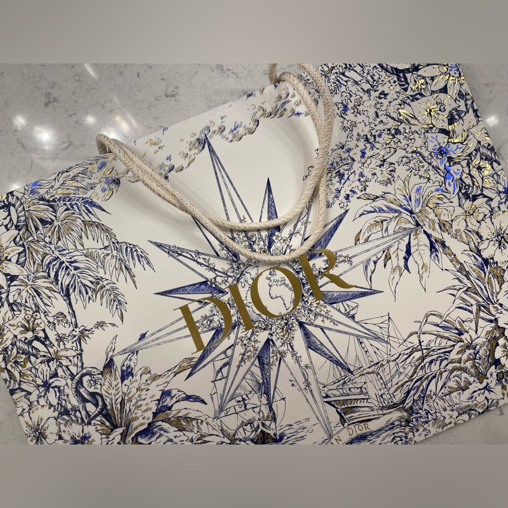 DIOR medium holiday gift bag